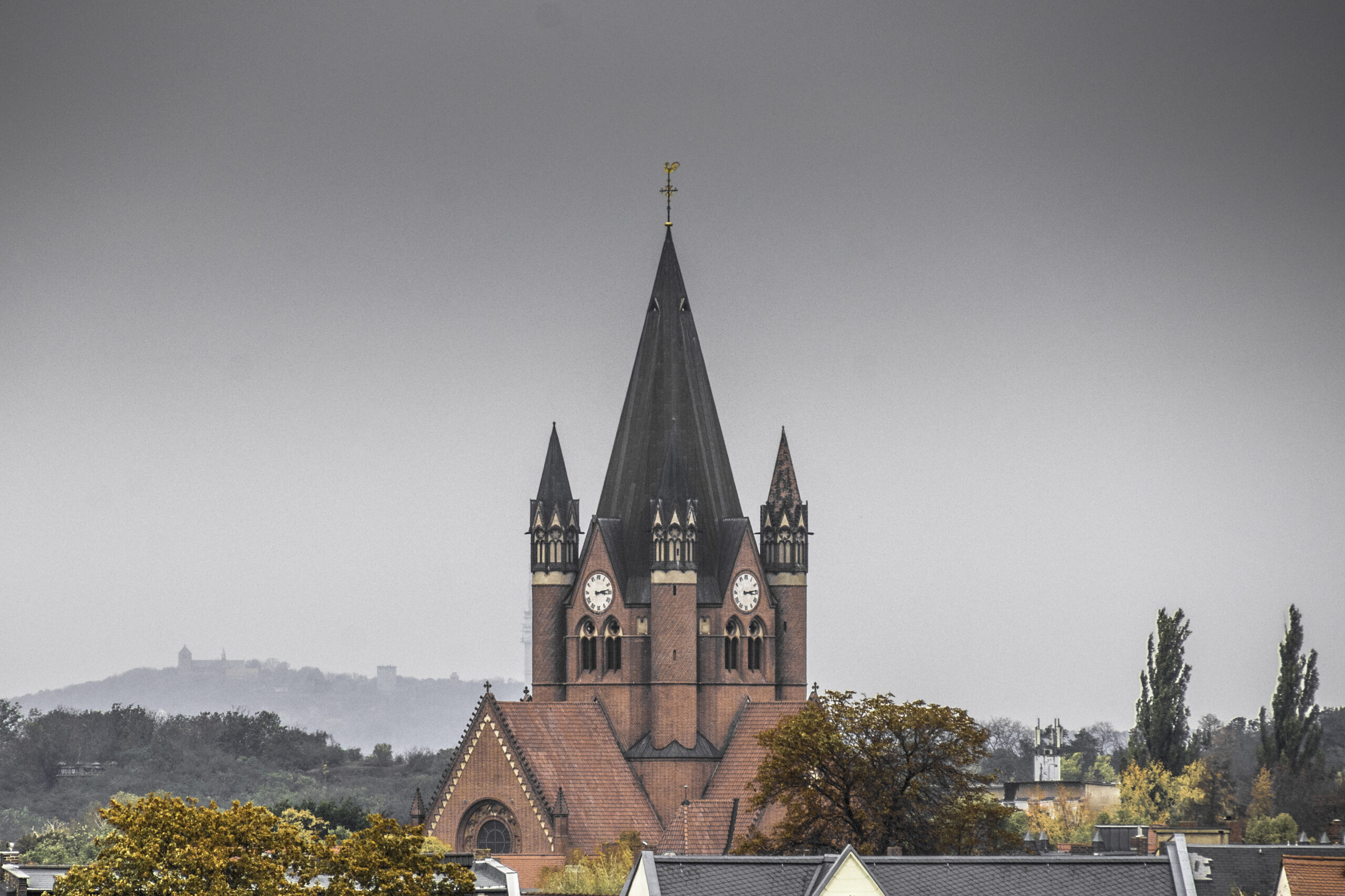 Der Blick auf Halle. Wolf-Dietrich Reif.